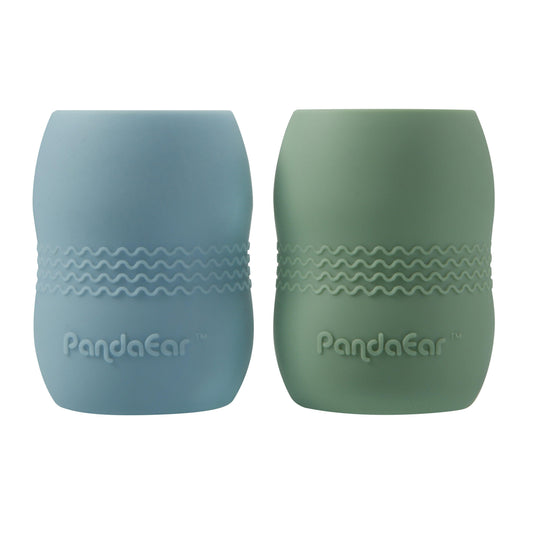 Silicone Drinking Training Cup for Baby and Toddler (2 Pack)